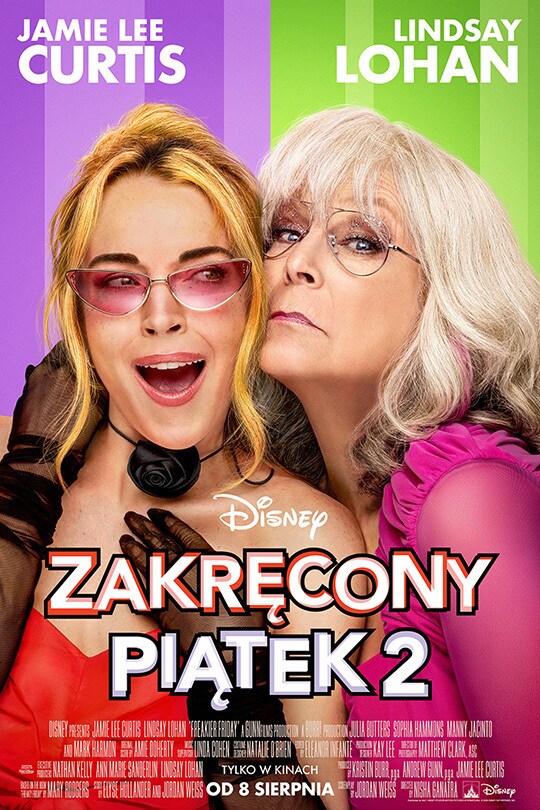 plakat filmu ,,Zakręcony piątek 2" przedstawiający matkę z córką.