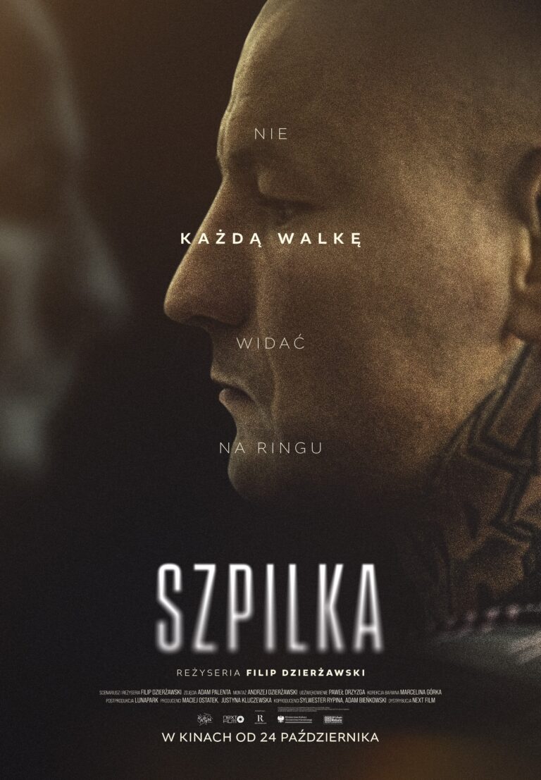 plakat filmu ,,Szpilka" przedstawiający boksera ,,Artura Szpilka"